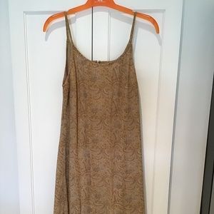 J Crew paisley neutral colored sun dress
